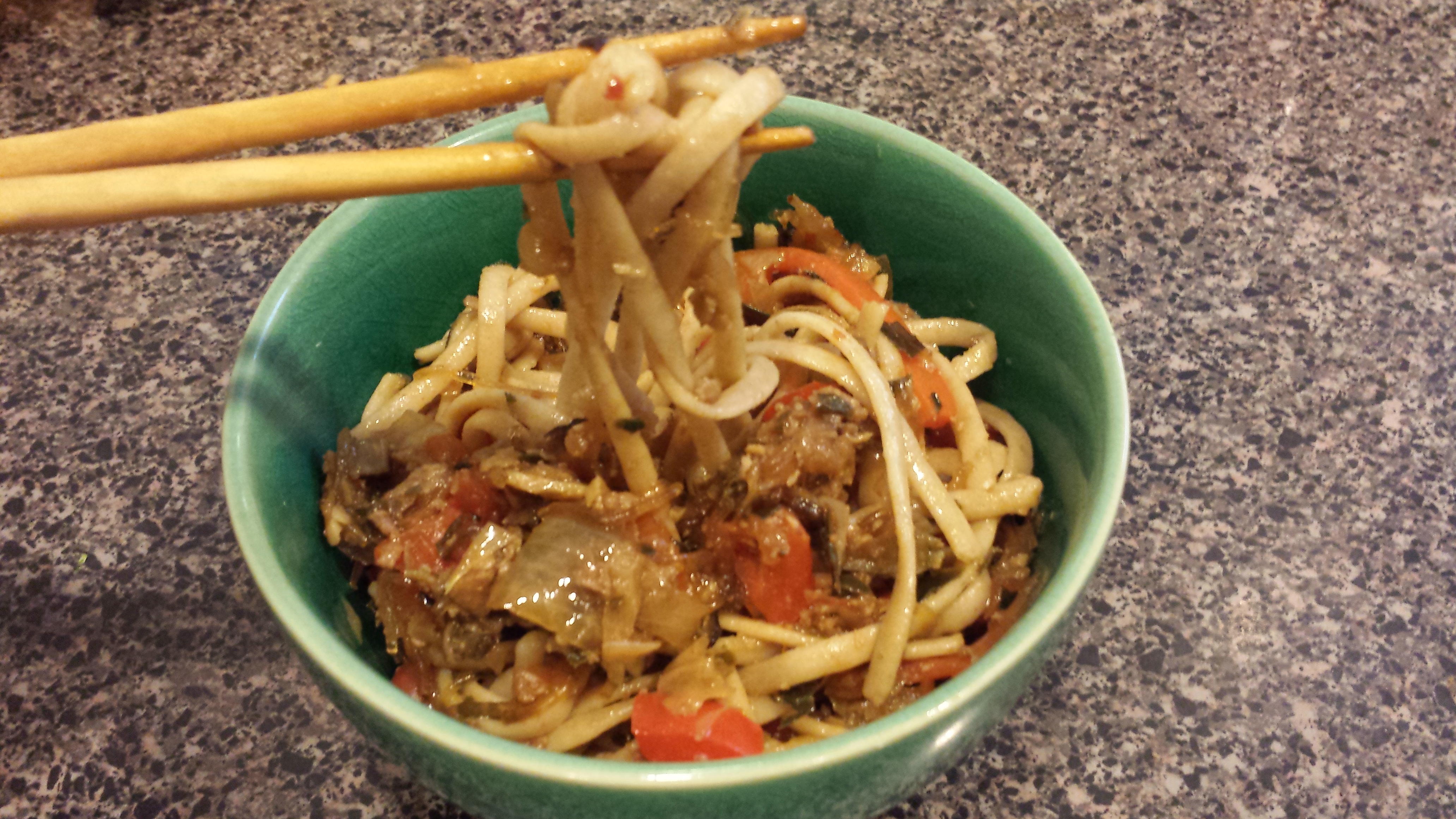 Teriyaki Chicken Vegetable Lo Mein - Chinese Southern Belle