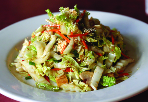 asian salad, cabbage, slaw