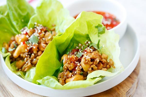 Teriyaki Chicken Lettuce Wrap